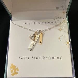 Disney Mickey Mouse 14k gold necklace - New!